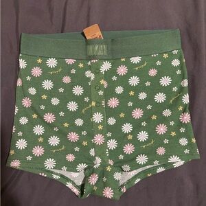 PINK Victoria's Secret Green Floral Shorts